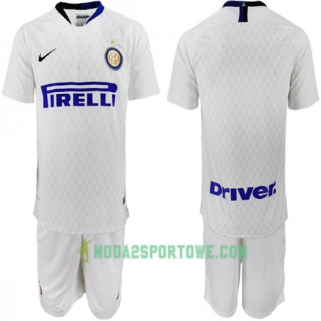 Koszulka Inter Mediolan Dziecięcy Wyjazdowe Stroje Piłkarskie 2018-2019 Krótki Rękaw